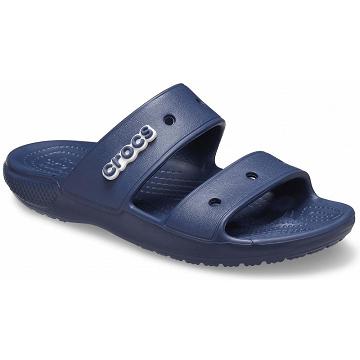 Crocs Classic Women's Sandals Navy | Australia 0579UZGT